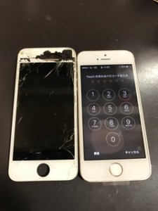 iPhone5s 液晶画面修理