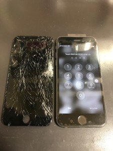 iPhone6画面割れ修理