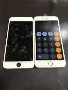 アイフォン6s画面割れ修理