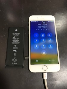 IPHONE6とバッテリー