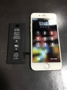 iPhone6とバッテリー