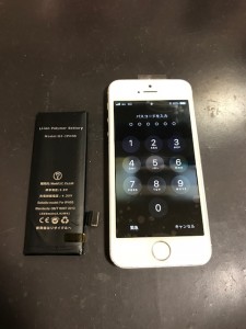 iPhoneSE バッテリー交換
