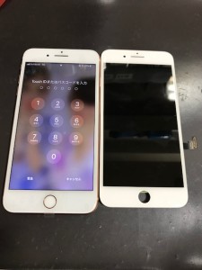 iPhone8Plus液晶画面修理