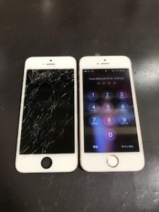 iPhoneSE画面割れ修理
