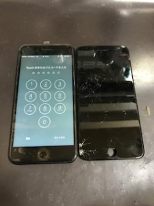 iPhone7Plus画面割れ修理
