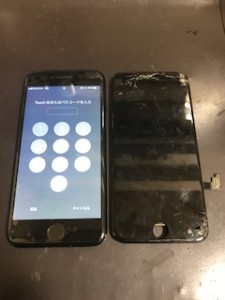 iPhone7 液晶画面割れ修理