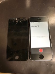 iPhoneSE 液晶画面割れ修理