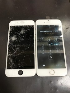 iPhone6s 液晶画面割れ修理