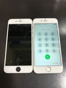 iPhone6 画面割れ修理