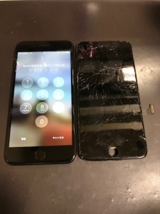 iPhone7Plus 画面割れ修理