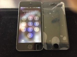 iPhone5s画面修理