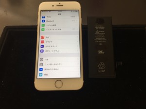 iPhone6sバッテリー