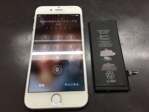 iPhone6電池交換