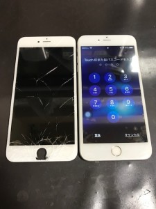 iPhone6Plus 画面割れ修理