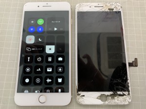 iPhone8Plus 液晶画面修理