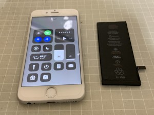 iPhone6 電池交換